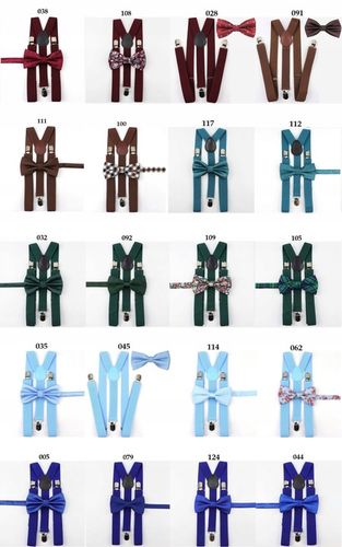 SZELKI męskie i MUCHA męska niebieska błękitna na Arena.pl