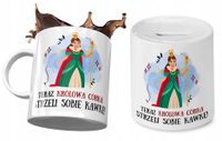Dla Córki Zestaw Kubek + Skarbonka Na Prezent Z Nadrukiem Ze Zdjęciem