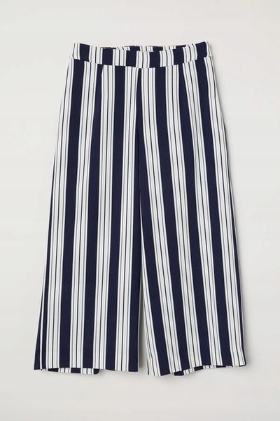 H&M 36 S Spodnie culottes PASKI zdjęcie 1