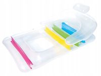 MATERAC DMUCHANY Fotel DO PŁYWANIA z OPARCIEM BESTWAY 43011 165x89 cm BASEN