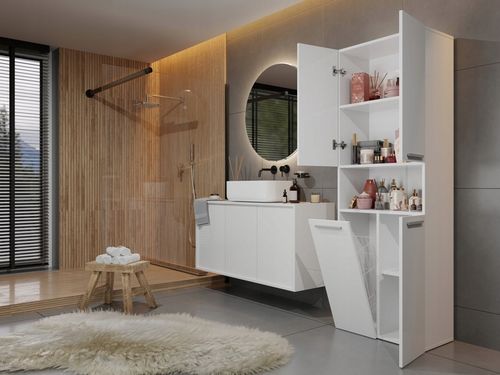 SZAFKA REGAŁ SŁUPEK NEL DK 1K KOSZ 60CM BIEL na Arena.pl