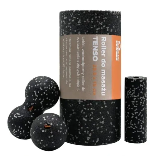 Zestaw EPP do masażu 4w1 Roller + Wałek + Piłka + Duoball Majestic Sport na Arena.pl