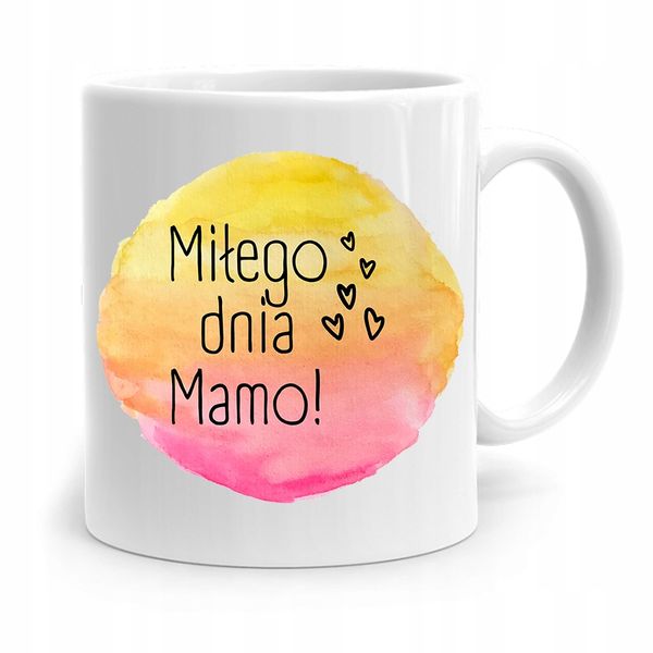Kubek Prezent Dla Mamy Matki Miłego Dnia Mamo! Z Nadrukiem Ze Zdjęciem zdjęcie 1