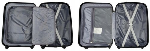 LEKKA WALIZKA PODRÓŻNA KABINOWA 4 KÓŁKA POJEMNA KAŻDE LINIE LOTNICZE na Arena.pl