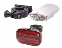 Zestaw Lampek Rowerowych na Rower Przód + Tył LED