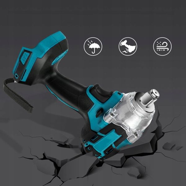 KLUCZ UDAROWY AKUMULATOROWY BEZSZCZOTKOWY DO MAKITA 18V 650NM 1/2'' 5500mAh zdjęcie 3