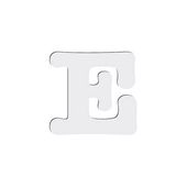 Litera dekoracyjna z MDF-u do sublimacji 10 cm E