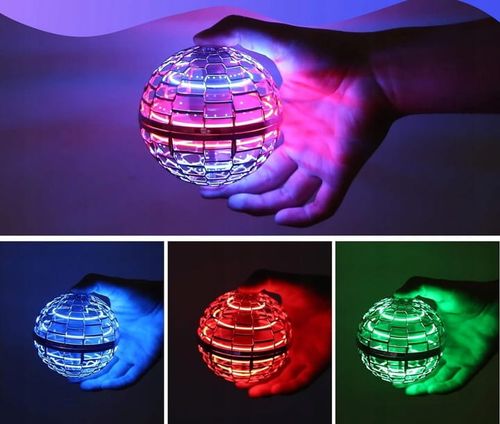 UCIEKAJĄCA KULA ZE ŚWIATŁEM PIŁKA LATAJĄCE UFO ŚWIECĄCA Z PILOTEM na Arena.pl