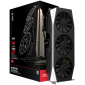 xfx mercury amd radeon rx 9070xt 16gb gddr6 256-bit hdmi 3x dp