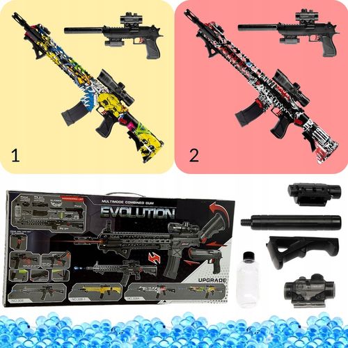 KARABIN PISTOLET NA KULKI ŻELOWE WODNE WIELKI AUTOMATYCZNY ORBEEZ ZESTAW na Arena.pl