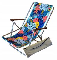 LEŻAK SKŁADANY DO TORBY LEŻAK NA PLAŻĘ WYCIECZKĘ DO OGRODU ALUM. do 150 kg