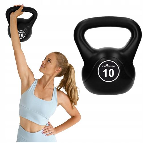 KETTLEBELL CIĘŻAREK 10 KG KULA KETTLE HANTLA HANTEL FITNESS ABS DO ĆWICZEŃ na Arena.pl