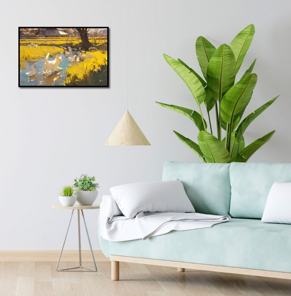 Plakat 60x40cm Słońce na Wsi zdjęcie 4