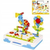 Zestaw klocki konstrukcyjne walizka z narzędziami 237 elem.