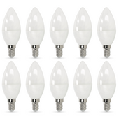 10x Żarówka LED SW E14 8,5W Barwa Neutralna biała 4000K 806lm Świeczka