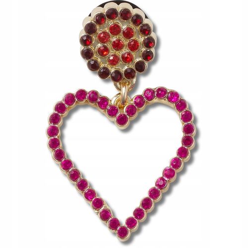 Przypinka Crocs Jibbitz Pin Do Butów Pink Beaded Heart na Arena.pl
