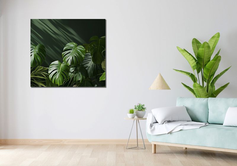 Obraz 100x90cm Szepczące Liście zdjęcie 2