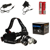 MOCNA LATARKA CZOŁOWA LED ZOOM CREE XM-L CZOŁÓWKA