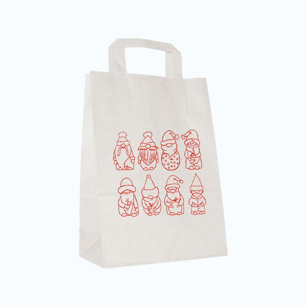 Torby świąteczne małe 22 x 11 x 31 cm Mikołajki 42 zdjęcie 1