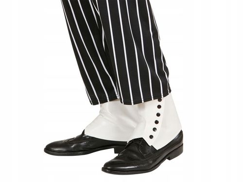 Zestaw gangstera retro lata 20 krawat szelki cygaro nakładki na buty na Arena.pl