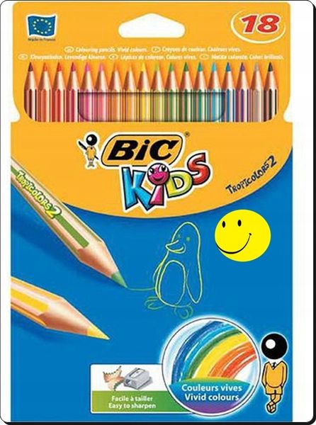 Kredki Bic 18Kol. Tropicolors2 0097 zdjęcie 3
