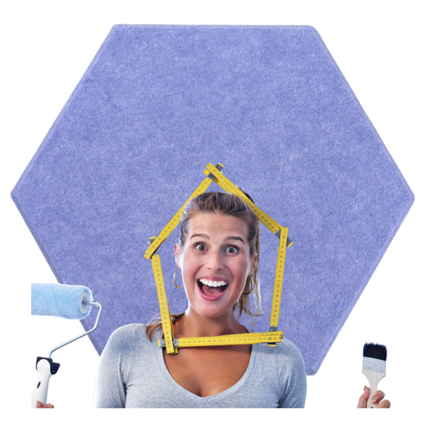 Panele Ścienne Filcowe 3D Heksagon Zagłówek Samoprzylepne Akustyczne Soft zdjęcie 16