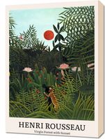 Obraz 50x70cm Design Virgin Forest, Rousseau Vintage do Salonu