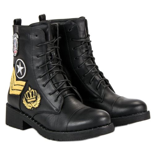 Czarne Militarne Botki r.40 na Arena.pl