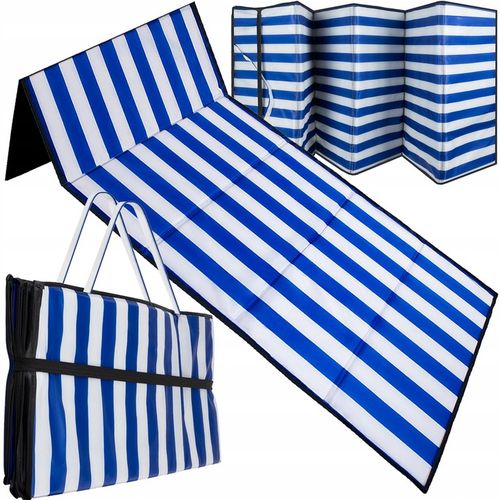 Mata Plażowa na Plaże Kamieniste Gruba Duża XXL Koc Plażowy Składana 190cm na Arena.pl