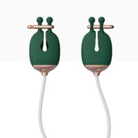 zaciski na sutki no.2 vibrating nipple clamps green qingnan