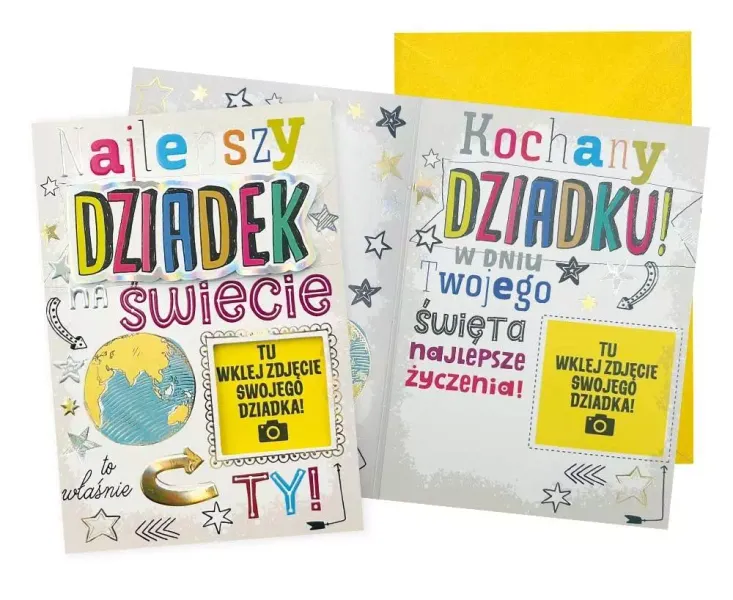 Karnet B6 Dziadek zdjęcie 1