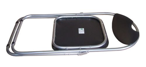 Krzesło składane model B czarny / srebrny na Arena.pl