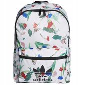 Plecak adidas Classic Backpack Biały w Kwiatki Dziewczęcy Kieszonki