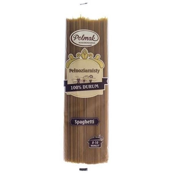 Polmak Makaron Pełnoziarnisty spaghetti 400 g zdjęcie 2