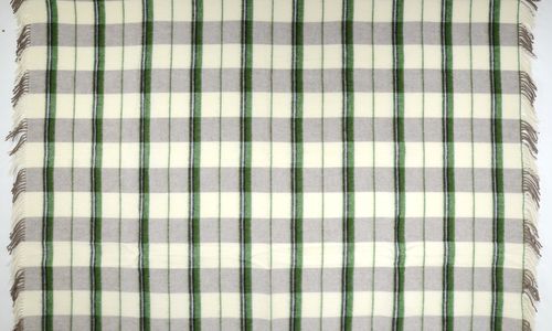 Koc Z Wełny Nowozelandzkiej Krata 18716 na Arena.pl