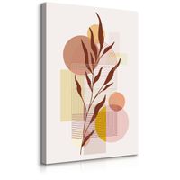 Obraz Canvas Do Salonu Gałązki Liście Styl Boho Minimalizm 50cm x 70cm