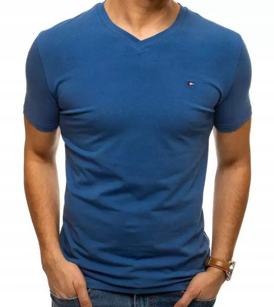 T-shirt męski bluzka koszulka basic męska szpic M zdjęcie 1