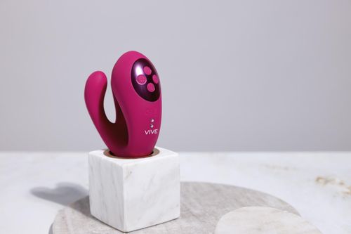 Yoko   Triple Action Vibrator Dual Prongs with Clitoral Pulse Wave na Arena.pl