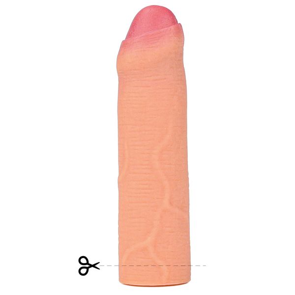 Add 1"" Revolutionary Silicone Nature Extender Uncircumcised zdjęcie 4
