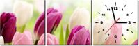 30 90CM OBRAZ 3 ELEM SOCZYSTE TULIPANY ŚCIENNY PŁOTNO DRUK