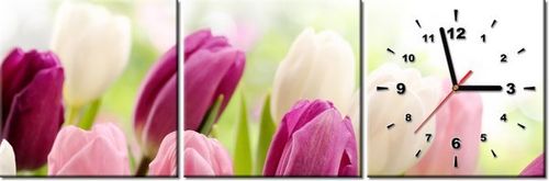 30 90CM OBRAZ 3 ELEM SOCZYSTE TULIPANY ŚCIENNY PŁOTNO DRUK na Arena.pl