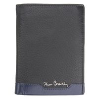 Portfel męski skórzany PIERRE CARDIN TILAK37 326 RFID Czarno Niebieski