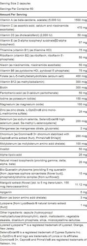Life Extension Multiwitamina Two-Per-Day 120 kaps na Arena.pl