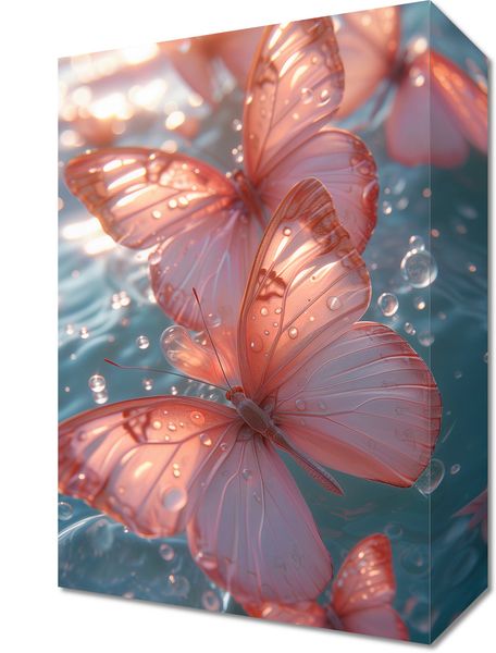 Obraz 20x30cm Świetliste Motyle zdjęcie 1