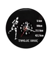 Zegar ścienny z płyty winylowej 5,10,21,42 z imieniem-16.9