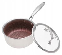 RONDEL Stalowy Powłoka Nieprzywierająca PLASTER MIODU Hexagon 18cm 2,3L