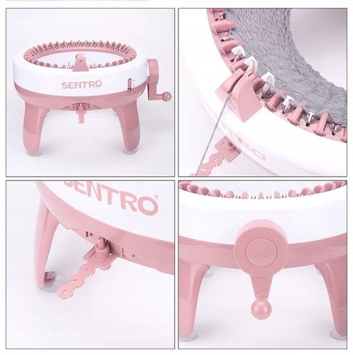 MASZYNA DZIEWIARSKA DO ROBIENIA NA DRUTACH WRZECIONO 48 IGIEŁ ZESTAW MŁYNEK na Arena.pl