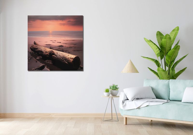 Obraz 90x90cm Spokój Przed Burzą zdjęcie 2