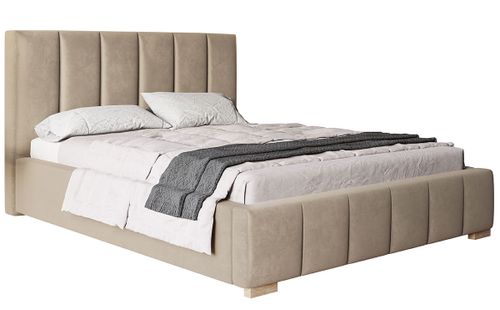 Łóżko tapicerowane LUX 1 140x200 ze  Stelażem i pojemnikiem na Arena.pl