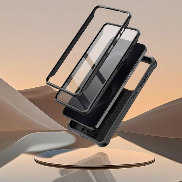 tech-protect kevlar cam+ 2-set galaxy s26 black zdjęcie 5